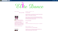 Desktop Screenshot of elitedancecheer.blogspot.com