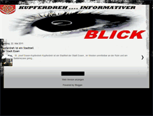 Tablet Screenshot of blickkupferdreh.blogspot.com