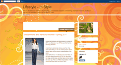 Desktop Screenshot of lifestyle-instyle.blogspot.com