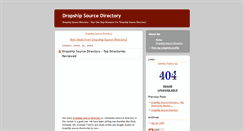 Desktop Screenshot of dropshipsourcedirectory.blogspot.com