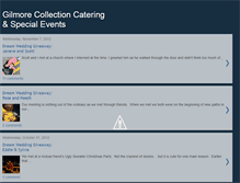 Tablet Screenshot of gilmore-catering.blogspot.com