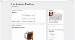 Desktop Screenshot of life-imitates-fashion.blogspot.com