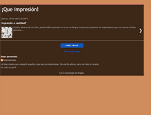 Tablet Screenshot of impresionesmias.blogspot.com