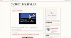 Desktop Screenshot of cicibicibiseyler.blogspot.com