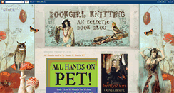 Desktop Screenshot of bookgirlknitting.blogspot.com