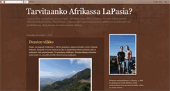 Desktop Screenshot of lapasetafrikassa.blogspot.com