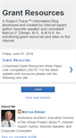 Mobile Screenshot of grantresources.blogspot.com