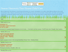 Tablet Screenshot of dawnsdiscoverytreehouse.blogspot.com