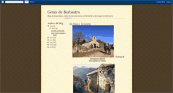 Desktop Screenshot of gentedebarbastro.blogspot.com