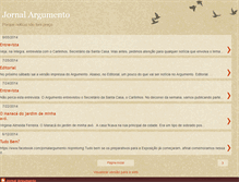 Tablet Screenshot of jornalargumentoriopreto.blogspot.com