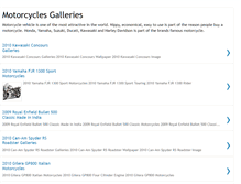 Tablet Screenshot of motorcyclesgalleries.blogspot.com