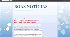 Desktop Screenshot of agenciaboasnoticias.blogspot.com