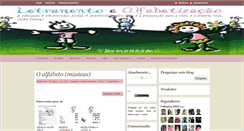 Desktop Screenshot of letramentoealfabetizacao.blogspot.com