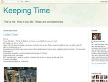 Tablet Screenshot of keeping-time.blogspot.com