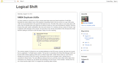 Desktop Screenshot of logicalshift.blogspot.com