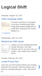Mobile Screenshot of logicalshift.blogspot.com