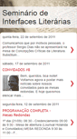 Mobile Screenshot of interfacesliterarias.blogspot.com