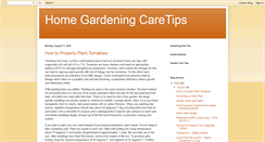 Desktop Screenshot of homegardeningcaretips.blogspot.com