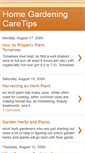Mobile Screenshot of homegardeningcaretips.blogspot.com