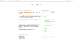 Desktop Screenshot of copytaste.blogspot.com