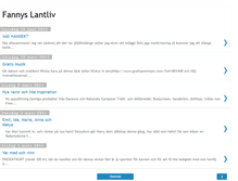 Tablet Screenshot of fannys-lantliv.blogspot.com