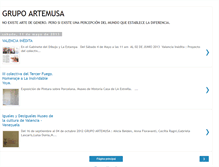 Tablet Screenshot of grupoartemusa.blogspot.com