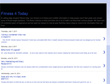 Tablet Screenshot of fitness-4-today.blogspot.com