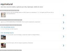 Tablet Screenshot of equinatural.blogspot.com