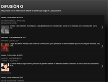 Tablet Screenshot of difusiono.blogspot.com