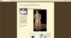 Desktop Screenshot of janeaustensworld.blogspot.com