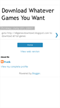 Mobile Screenshot of allgamesdownloads.blogspot.com