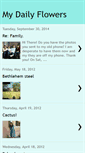 Mobile Screenshot of mydailyflowers.blogspot.com