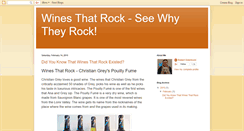 Desktop Screenshot of buycheapwinesthatrock.blogspot.com