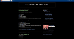 Desktop Screenshot of geocache-velocitramp.blogspot.com