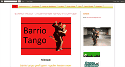 Desktop Screenshot of barrio-tango.blogspot.com