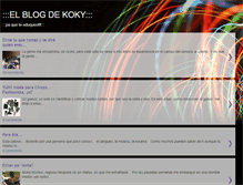 Tablet Screenshot of elblogsitodekoky.blogspot.com