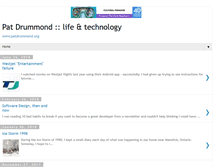 Tablet Screenshot of patdrummond.blogspot.com