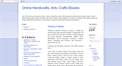 Desktop Screenshot of handicraftsebooks.blogspot.com