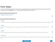 Tablet Screenshot of fonts-todayplus.blogspot.com