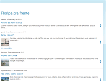 Tablet Screenshot of floripaprafrente.blogspot.com