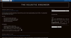 Desktop Screenshot of eclecticengineer.blogspot.com