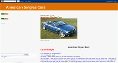 Desktop Screenshot of americansinglescars.blogspot.com