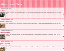 Tablet Screenshot of kissescomeintwos.blogspot.com