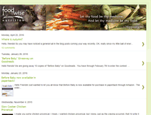 Tablet Screenshot of foodwisenutrition.blogspot.com