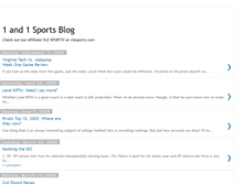 Tablet Screenshot of oneandonesportsblog.blogspot.com