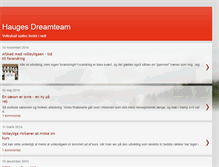 Tablet Screenshot of haugedreamteam.blogspot.com