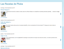 Tablet Screenshot of lasrecetasdepiluka.blogspot.com