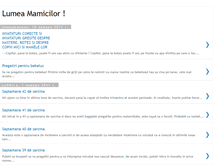 Tablet Screenshot of lumea-mamelor.blogspot.com