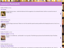 Tablet Screenshot of linneaspastwatch.blogspot.com