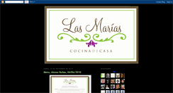 Desktop Screenshot of lasmariascocinadecasa.blogspot.com